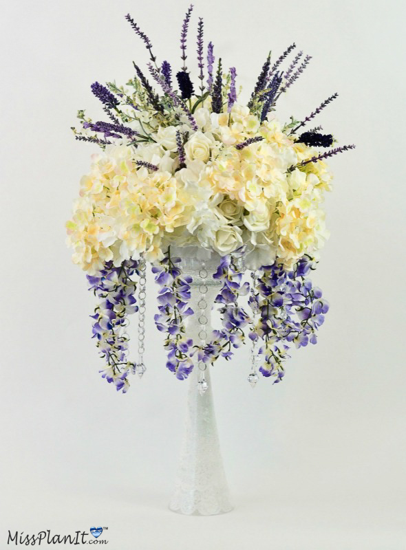 Lavender Wedding Centerpiece