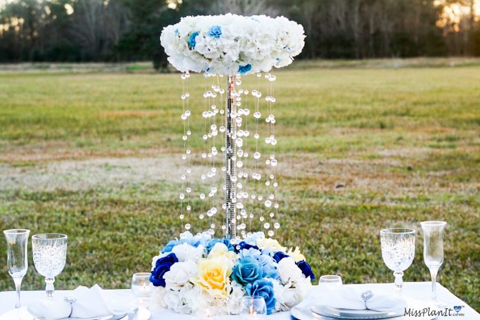 Spring Bling Wedding Centerpiece 3