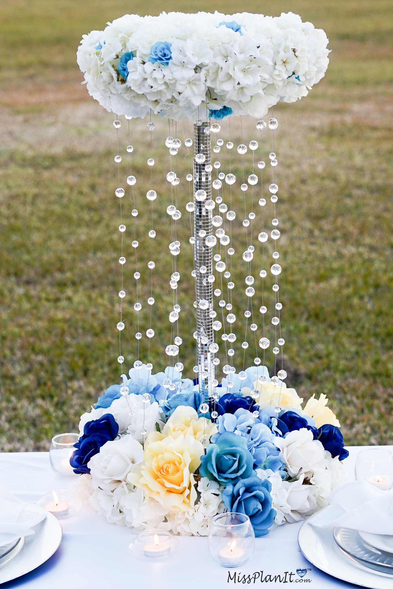 Spring Bling Wedding Centerpiece 4